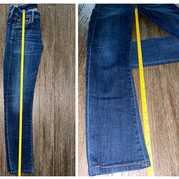 🆕 CITIZENS OF HUMANITY Arielle Mid Rise Skinny Jeans ~ Women’s ~ Blue ~ LBN - Picture 6 of 16